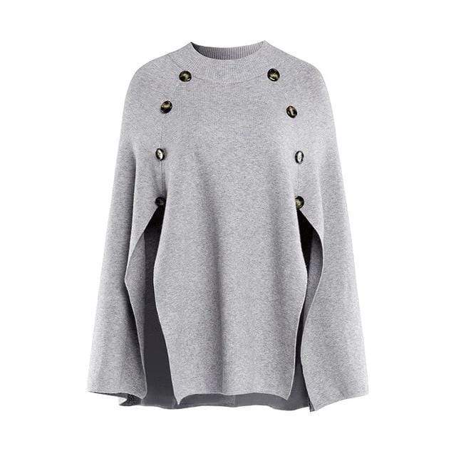 Poncho façon pull-over