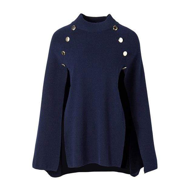 Poncho façon pull-over