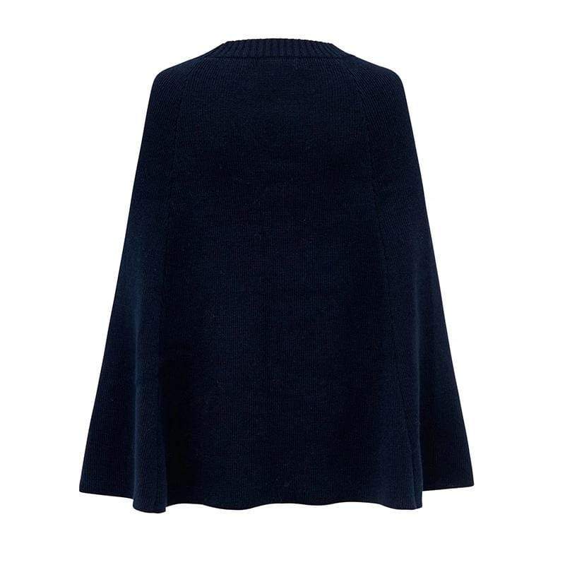Poncho façon pull-over