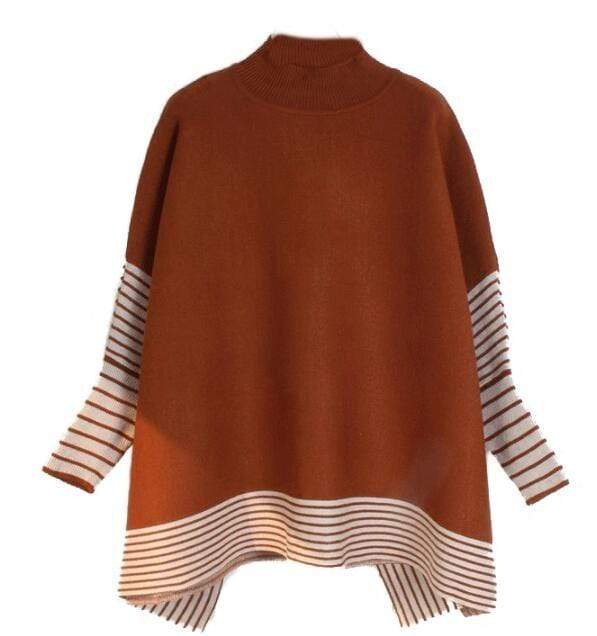 Poncho uni et à rayures