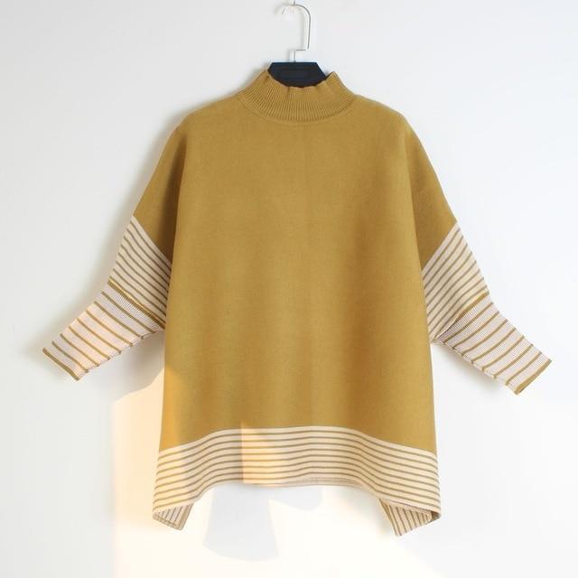 Poncho uni et à rayures