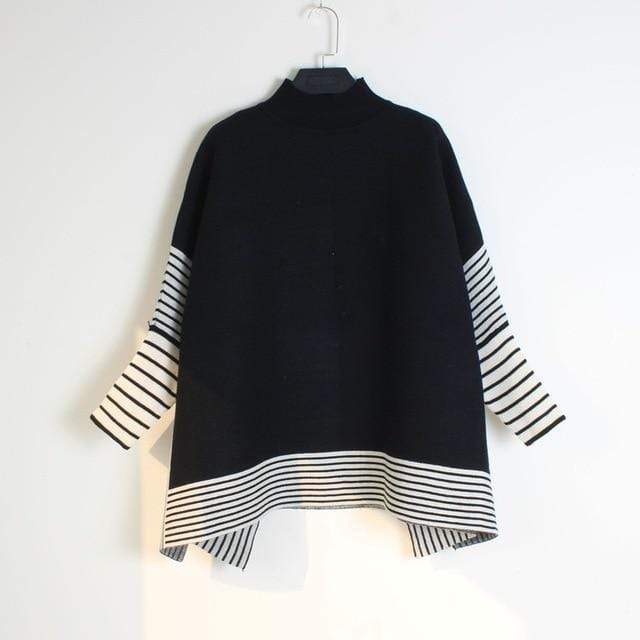 Poncho uni et à rayures