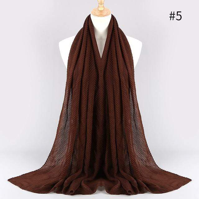 Écharpe effet froissé