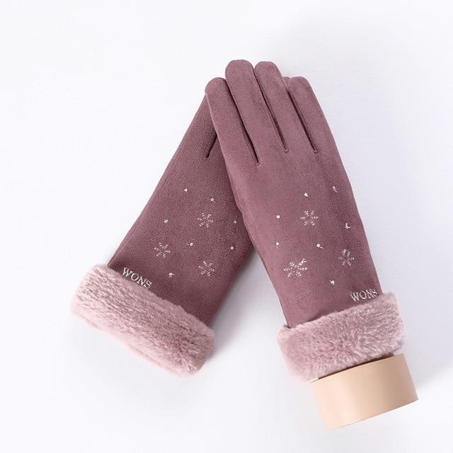 Gants chauds pour femme