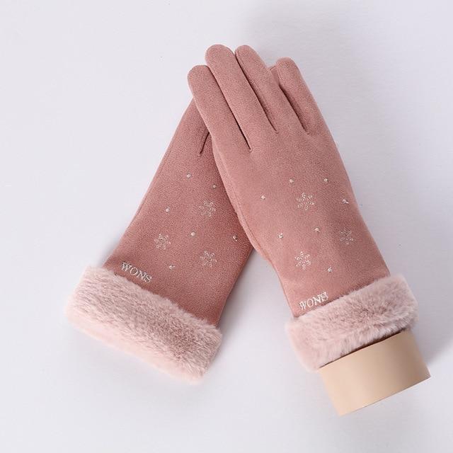 Gants chauds pour femme