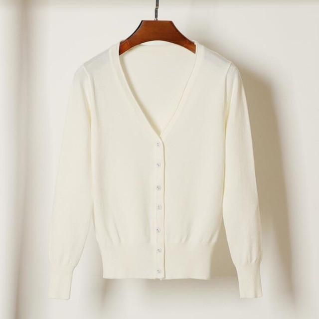 Gilet cardigan simple femmes