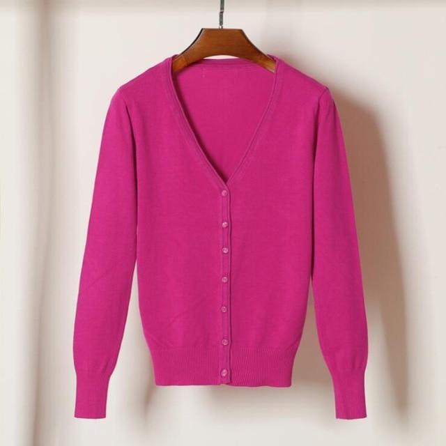 Gilet cardigan simple femmes