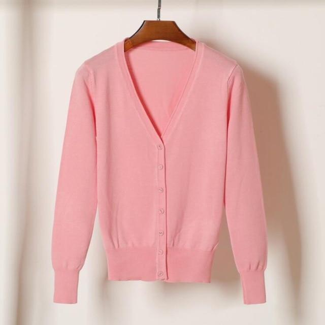 Gilet cardigan simple femmes