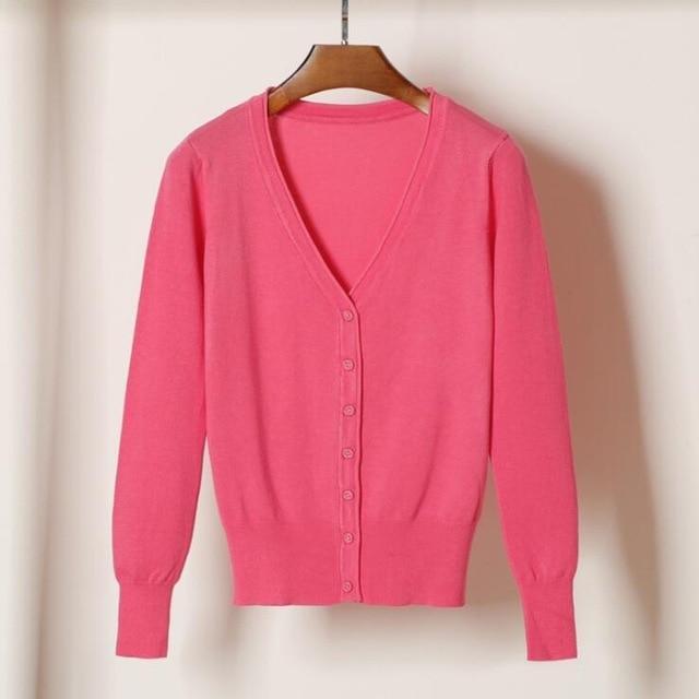 Gilet cardigan simple femmes
