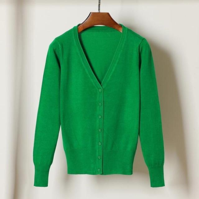 Gilet cardigan simple femmes