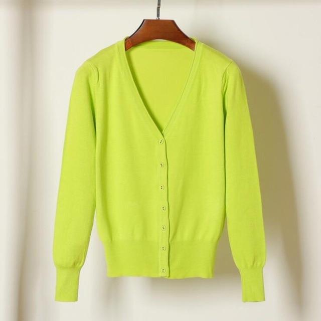 Gilet cardigan simple femmes