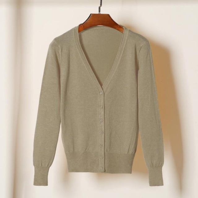 Gilet cardigan simple femmes