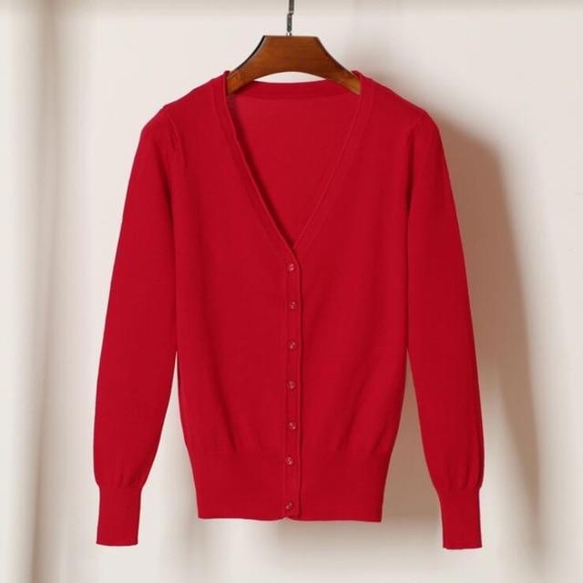 Gilet cardigan simple femmes