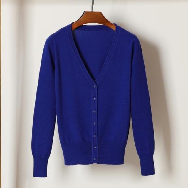 Gilet cardigan simple femmes
