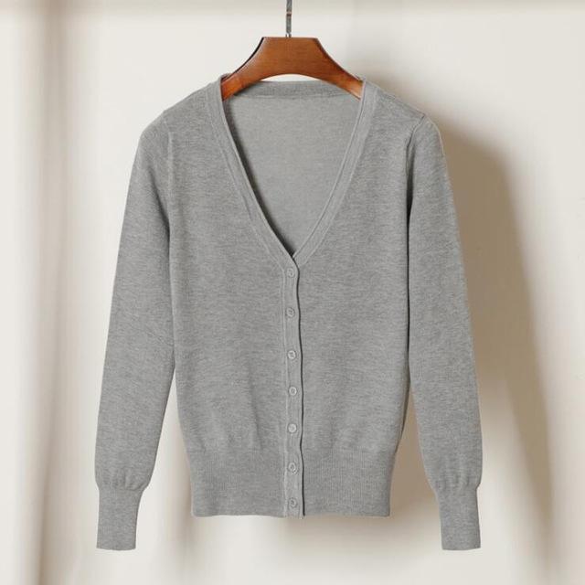 Gilet cardigan simple femmes