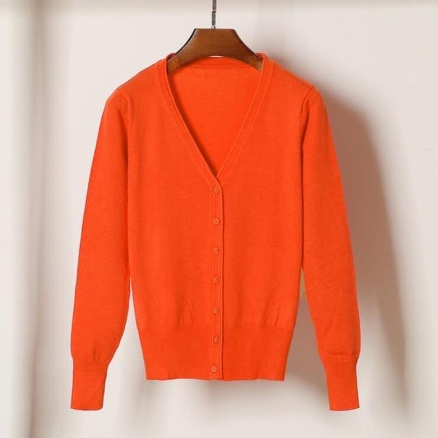 Gilet cardigan simple femmes