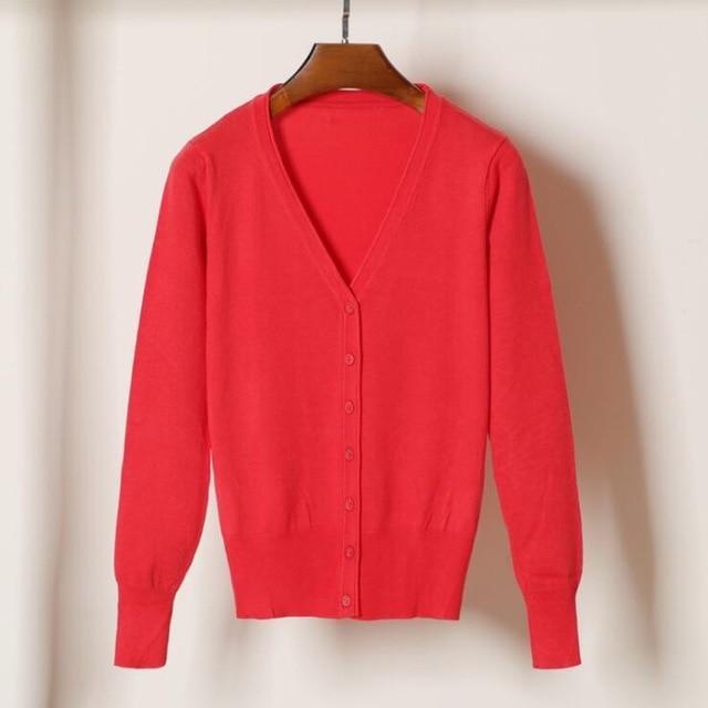 Gilet cardigan simple femmes