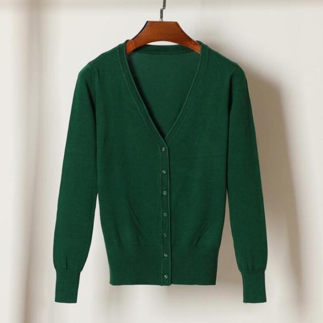 Gilet cardigan simple femmes