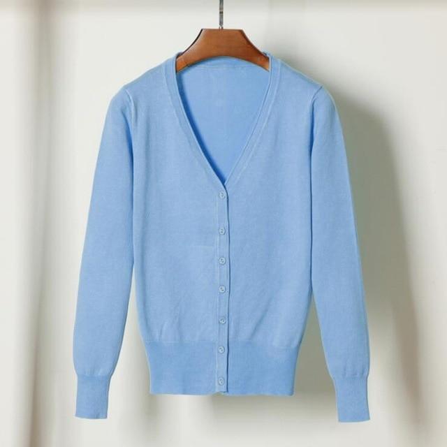 Gilet cardigan simple femmes