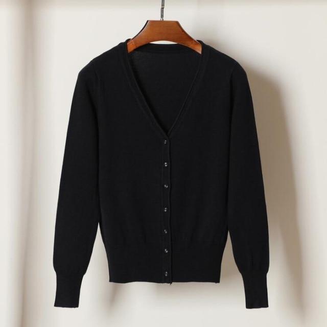 Gilet cardigan simple femmes