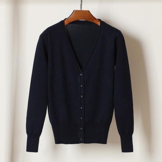 Gilet cardigan simple femmes