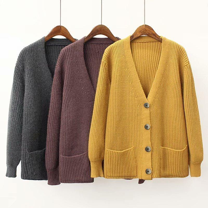 Cardigan col en V