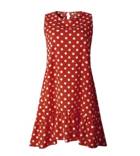 Robe d'été à pois