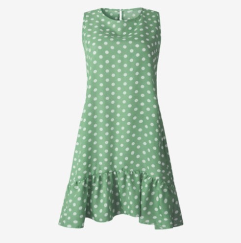 Robe d'été à pois
