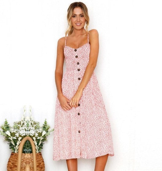 Robe légère à pois