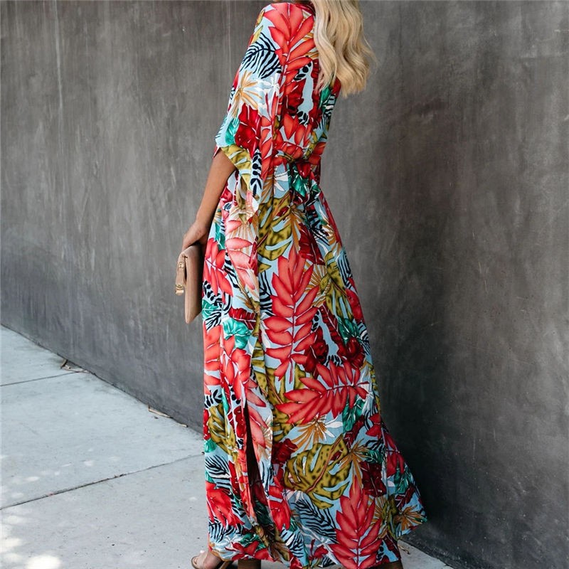 Tunique été avec fleurs