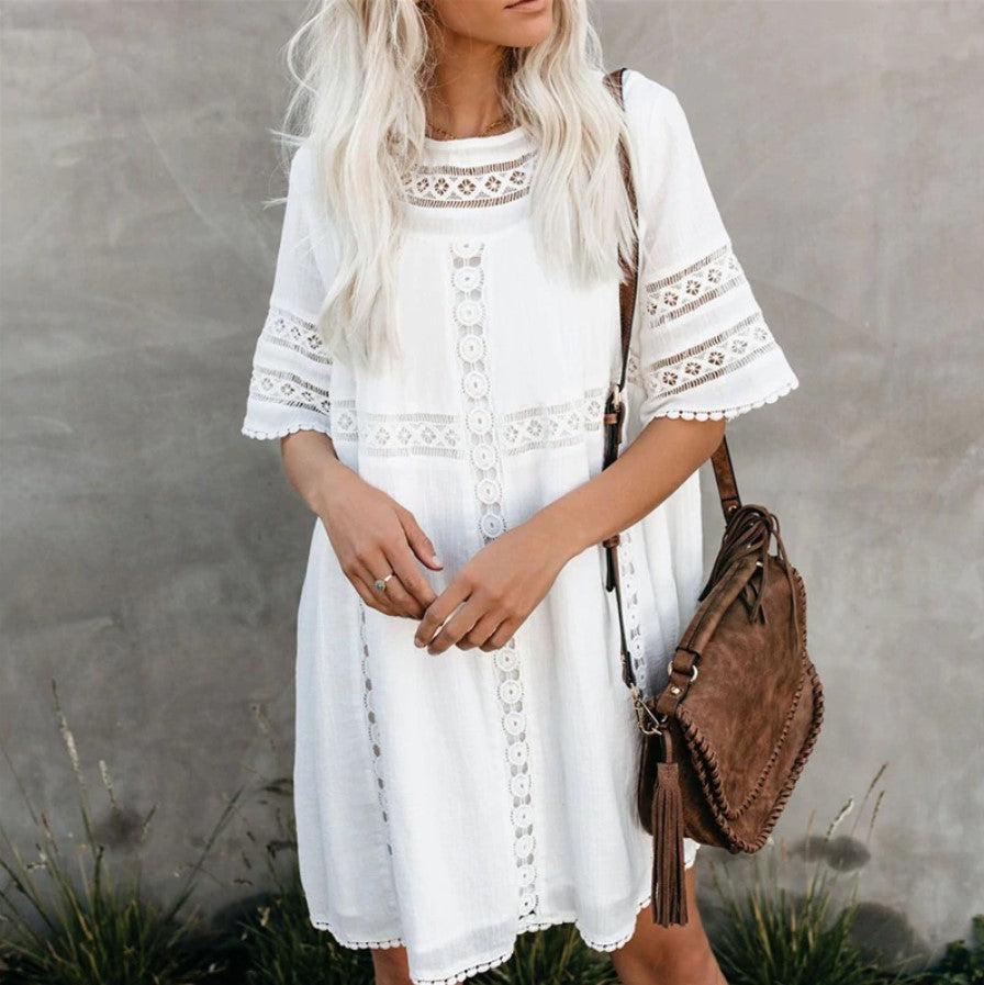 Robe blanche d'été