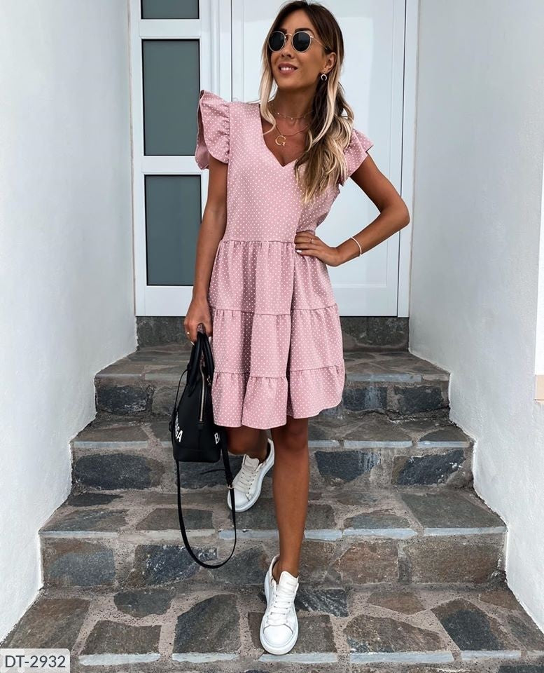 Robe été avec volants