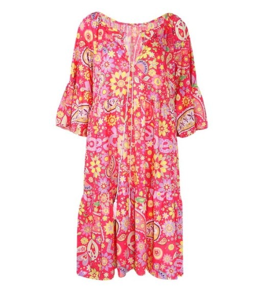 Robe d'été à manches longues