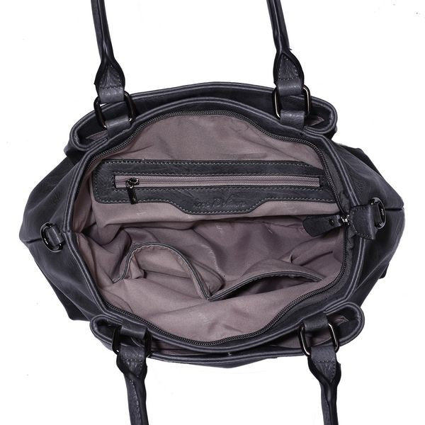 Grand sac à main cabas en cuir