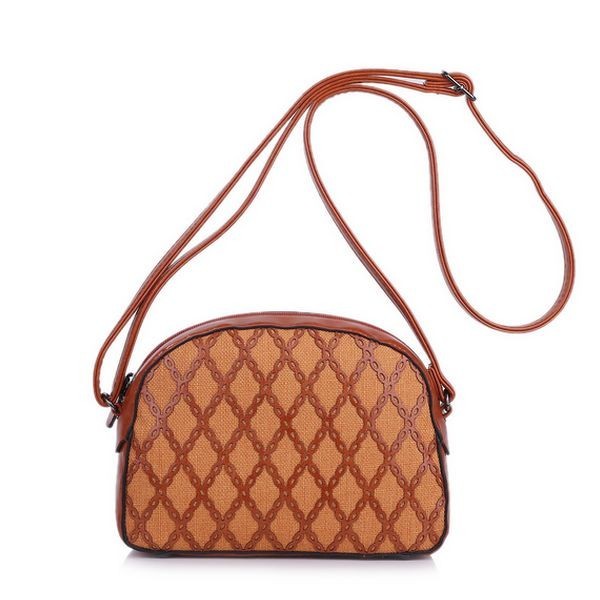 Sac à main pochette quadrillée