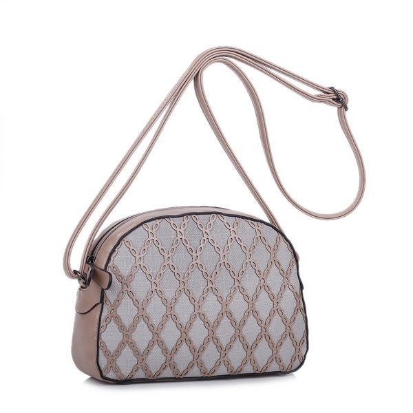 Sac à main pochette quadrillée