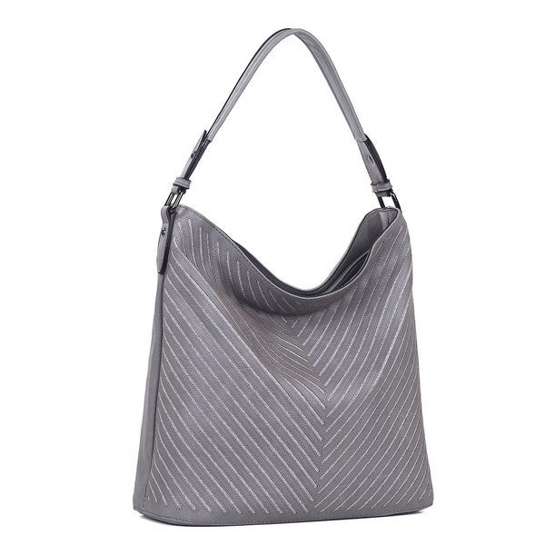 Sac à main cabas à rayures