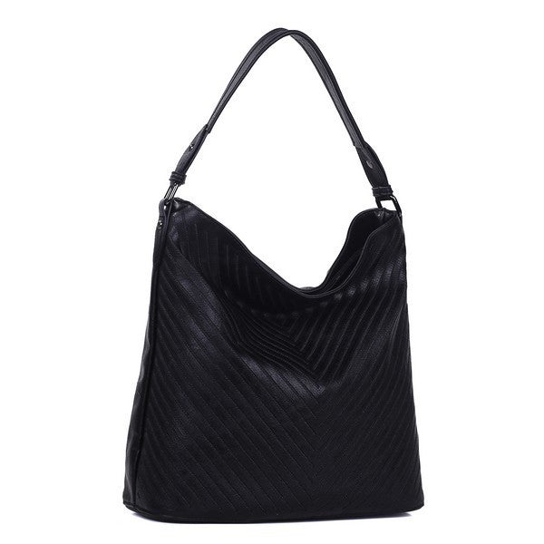 Sac à main cabas à rayures