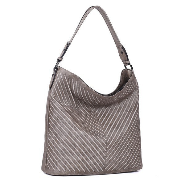 Sac à main cabas à rayures