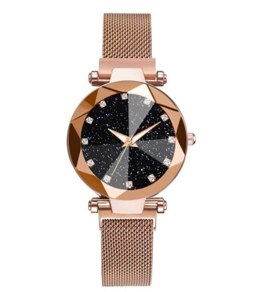 Montre femme au bracelet aimanté