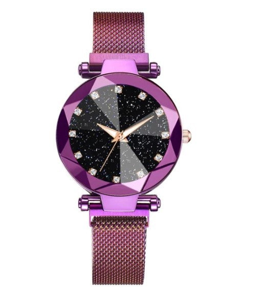 Montre femme au bracelet aimanté