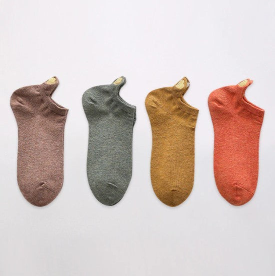 Lot de chaussettes unies avec des cœurs