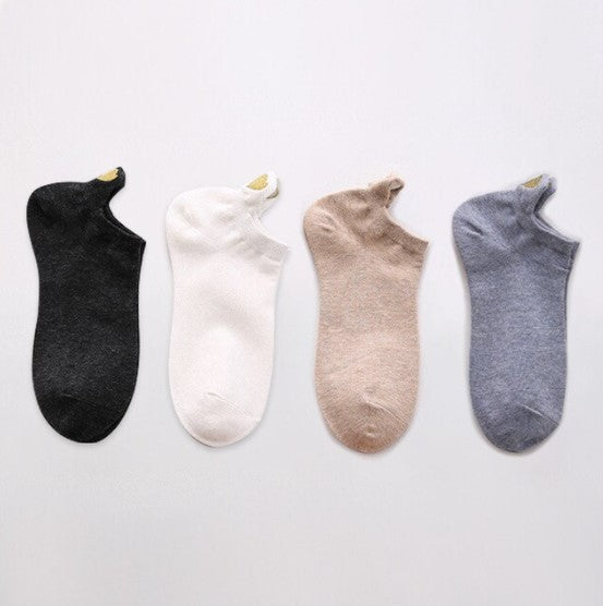 Lot de chaussettes unies avec des cœurs