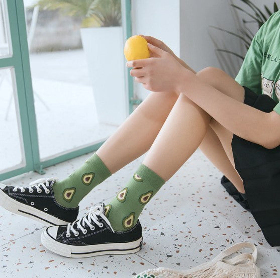 Lot de chaussettes avec des fruits