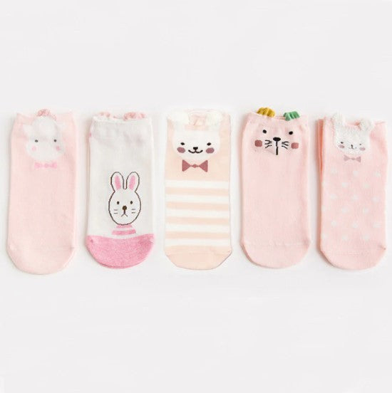 Lot de chaussettes avec des têtes d'animaux