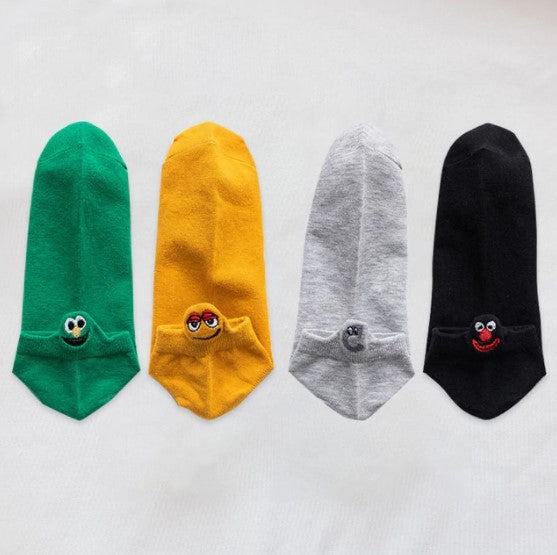 Lot de chaussettes avec sourires