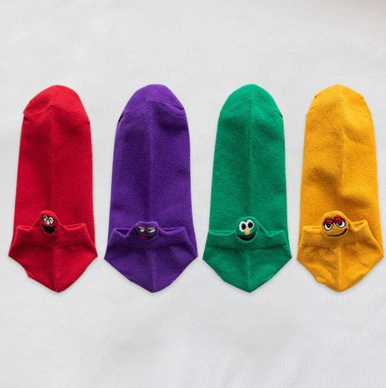 Lot de chaussettes avec sourires