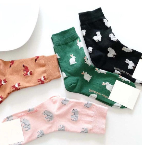 Lot de chaussettes motifs animaux