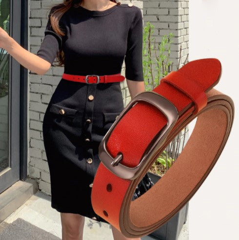 Ceinture en cuir pour femmes