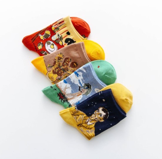 Lot de 4 Chaussettes Van Gogh